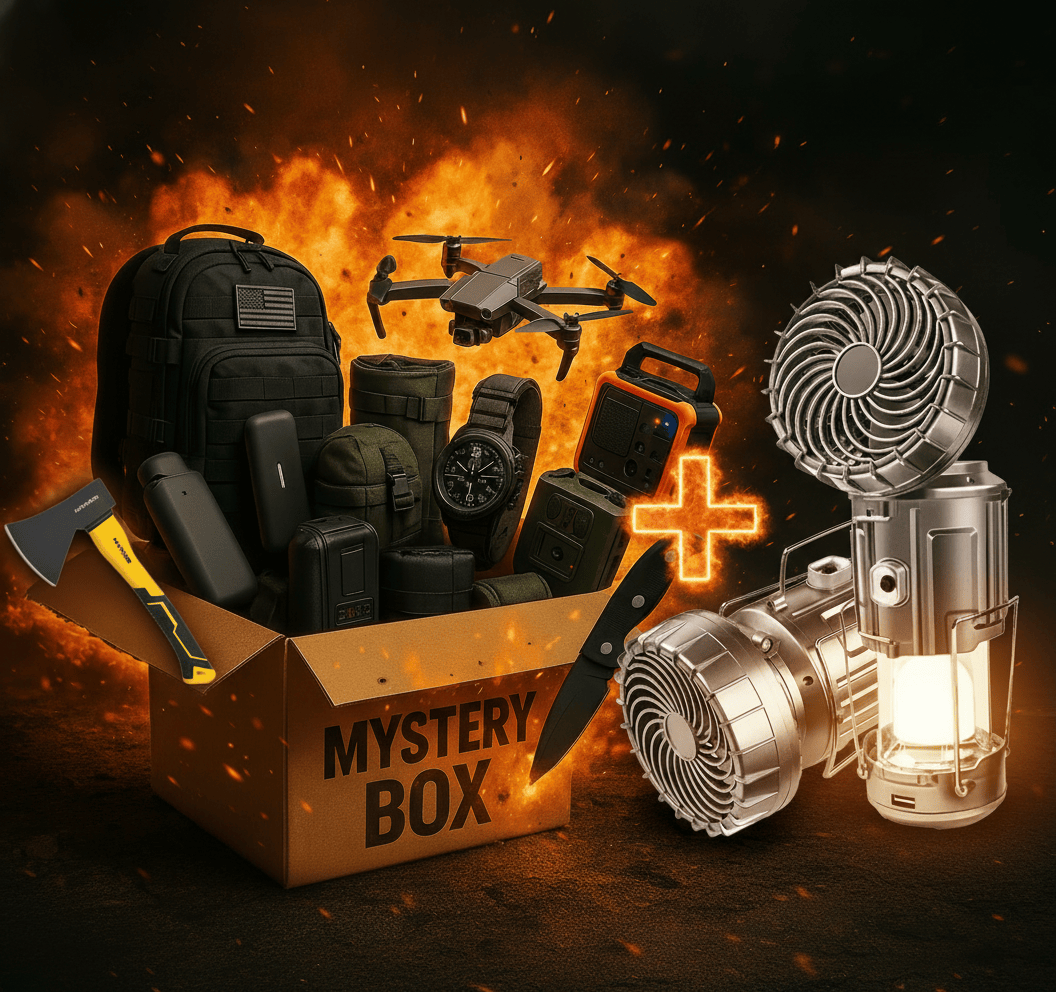 Outdoor Mystery Box + Camping Lantern